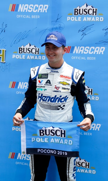 Byron tops 173 mph and hits fast lap to win pole at Pocono